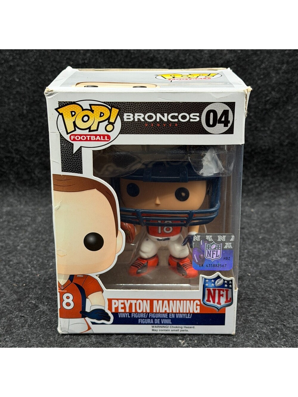 Funko Pop Peyton Manning Denver Broncos Football Figure #04 NFL Vaulted 2014